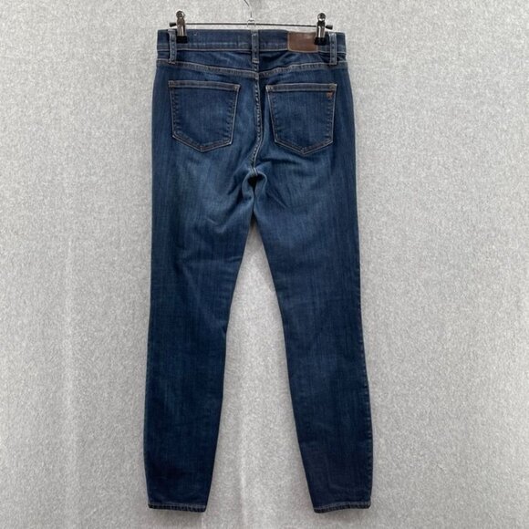 MADEWELL Skinny Skinny Jeans Womens 26 Dark Blue Cotton Blend Stretch - Picture 3 of 8